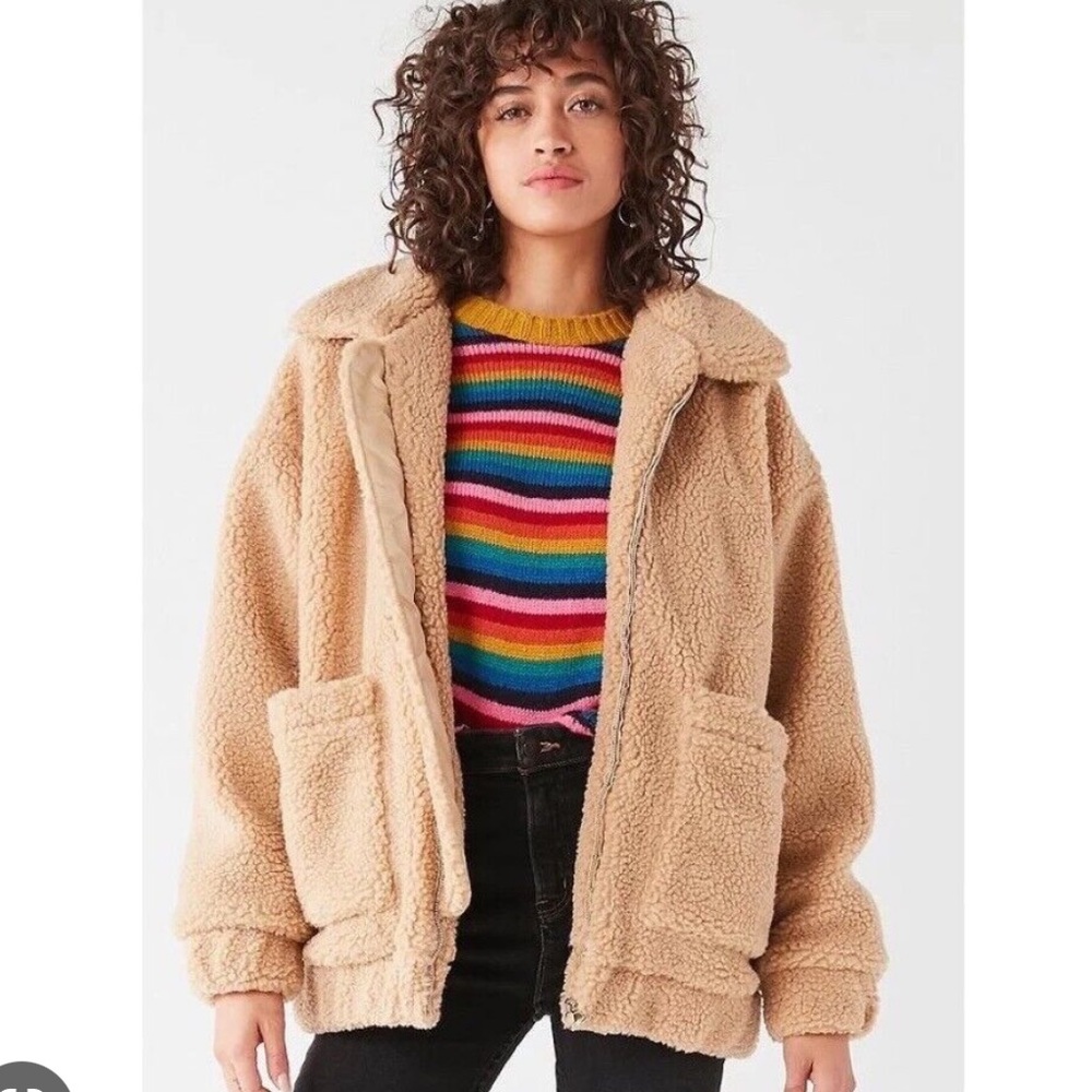 I.am.gia Pixie Teddy Bear Oversized Coat